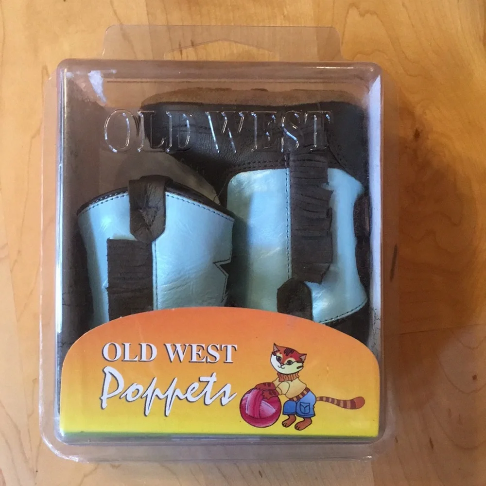 OLD WEST | Baby Infant Cowboy Cowgirl Star Boots